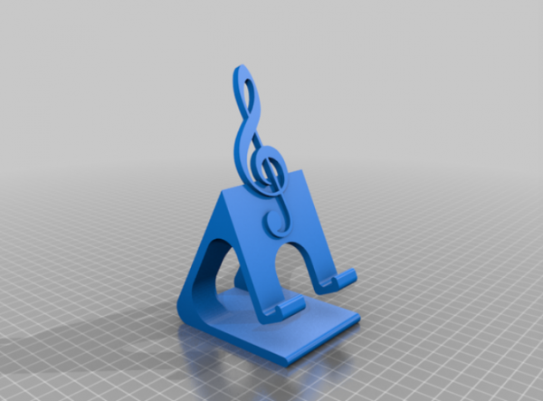Telefoon Standaard (Muziek noot)