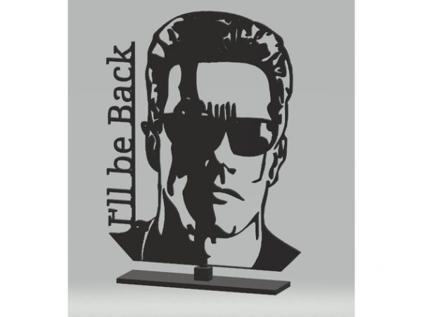 Terminator ‘I’ll Be Back 3D Decoratie