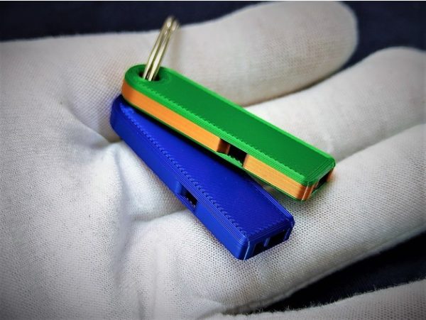 Luid en compact fluitje voor je sleutelhanger